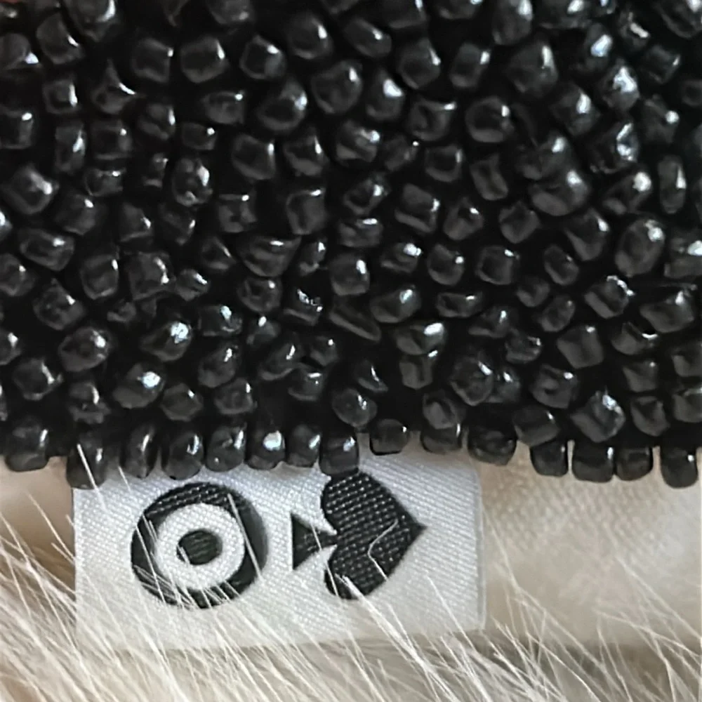 Kate Spade x Target Beaded Lumbar Throw Pillow Black/White Take it Easy NWT